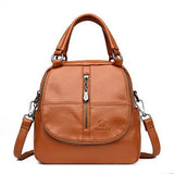Women Double Layer Handbag Multi-function Crossbody Bag
