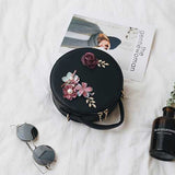 Women Fresh Style Flower Pattern Patchwork Bucket Bag