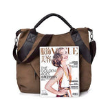Women Canvas Casual Shopping Handbag