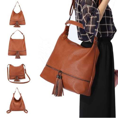 Brenice Women Handbag Backpack Multi-carry Crossbody Bag