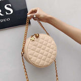 Women Stylish Plaid Canteen Shoulder Bag