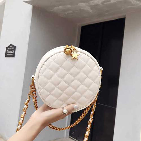 Women Stylish Plaid Canteen Shoulder Bag