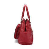 Brenice Women Embossed Handbag Floral Fashion Crossbody Bag