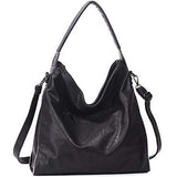 Brenice Rivet Decoration Handbag Women Large Capacity Women PU Leather Shoulder Crossbody Bag