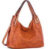 Brenice Women Fashion Handbag PU Leather Tote Crossbody Bag