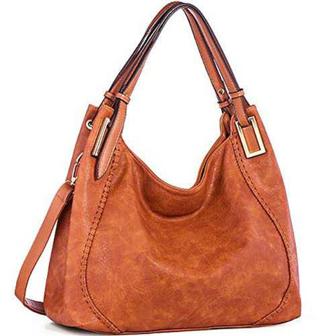 Brenice Women Fashion Handbag PU Leather Tote Crossbody Bag