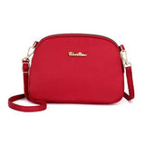 Women Nylon Waterproof Solid Casual Fashion Shoulder Bag Shell Bag Clutch Bag Crossbody Bag
