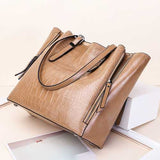 Women Leather Stylish Brief  Handbag Shoulder Bag