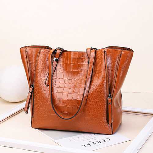 Women Leather Stylish Brief  Handbag Shoulder Bag