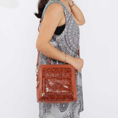 Brenice Women Faux Leather New Fashion Casual Handbag