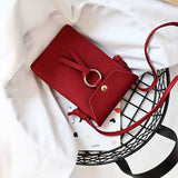 Women PU Leisure 5.5 Inches Phone Bag Crossbody Bag