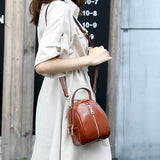 Women Faux Leather Wild Crossbody Bag Fashion Shell Bag