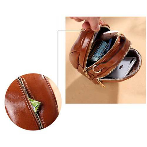 Women Faux Leather Wild Crossbody Bag Fashion Shell Bag