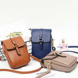 Women Faux Leather Mini Phone Bags Crossbody Bags