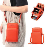 Women Solid Faux leather Clutch Bag Card Bag Phone Bag