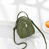 Women Faux Leather Leisure New Fashion Tiny Square Bag