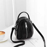 Women Faux Leather Leisure New Fashion Tiny Square Bag