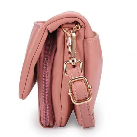 Brenice Women Leisure Multifunctional Crossbody Bag Clutch
