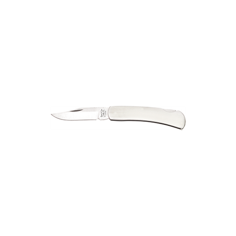 Bear and Son Executive Lockback Stainless Steel 3 in.