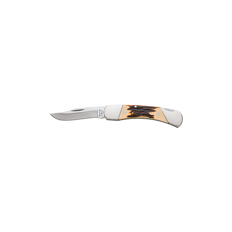 Bear and Son Midsize Lockback Stag Delrin 3 3/4 in.