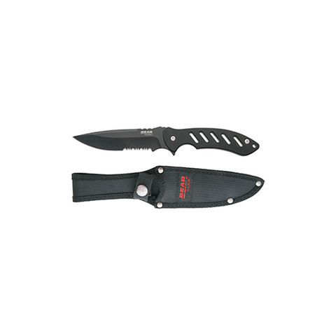 Bear and Son Brisk 1.0 Fixed Black 9 3/4 in.