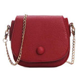 New Korean Fashion Women Bag Pu Leather Chain Cross Body Bag