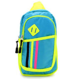 Men And Women Casual Sports Bags Block Color Chest Bags Shoulder Bags