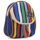 Fashion Unisex Causal Colorful Striped Waist Bag Cross Body Bag