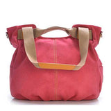 Canvas Casual Women Messenger Bags Vintage Handbag Shoulder Big Bag