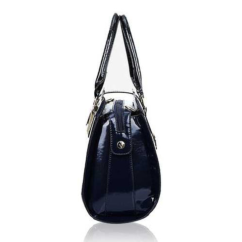 Women Crocodile Pattern Handbags Patent Leather Tote Shoulder Bags Crossbody Bags