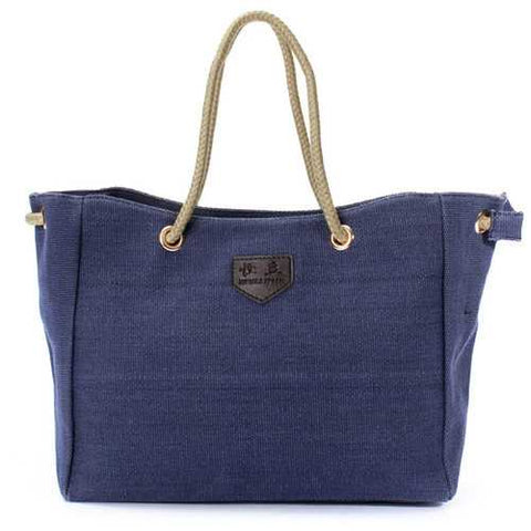 Women Canvas Rope Tote Bags Casual Shoulder Bags