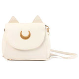 Sweet Women's Crossbody Bag Cat Shoulder Bags With Moon Print and Ear Pattern Design