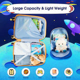 2PC Kids Luggage Set Rolling Suitcase & Backpack-Navy
