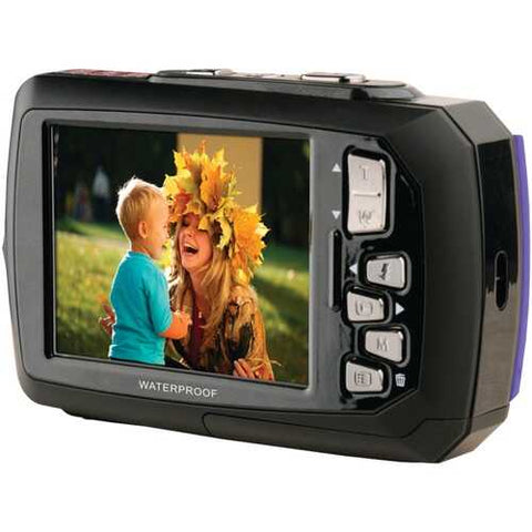 Coleman 2V9WP-P 20.0-Megapixel Duo2 Dual-Screen Waterproof Digital Camera (Purple)