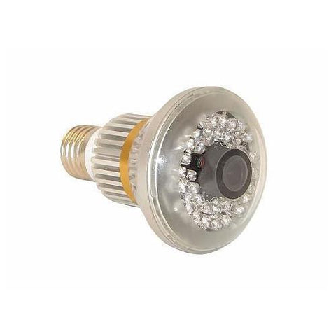1/4-in Motion Detect Nightvision Hidden Bulb CCTV Security DVR Camera