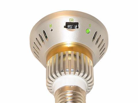 640*480 3GP Nightvision Bulb Security CCTV DVR Cam + Motion Detection
